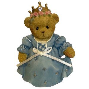 Cherished Teddies 4005842 2006 Avon Exclusive Cinderella Bear in Blue Dress 3"